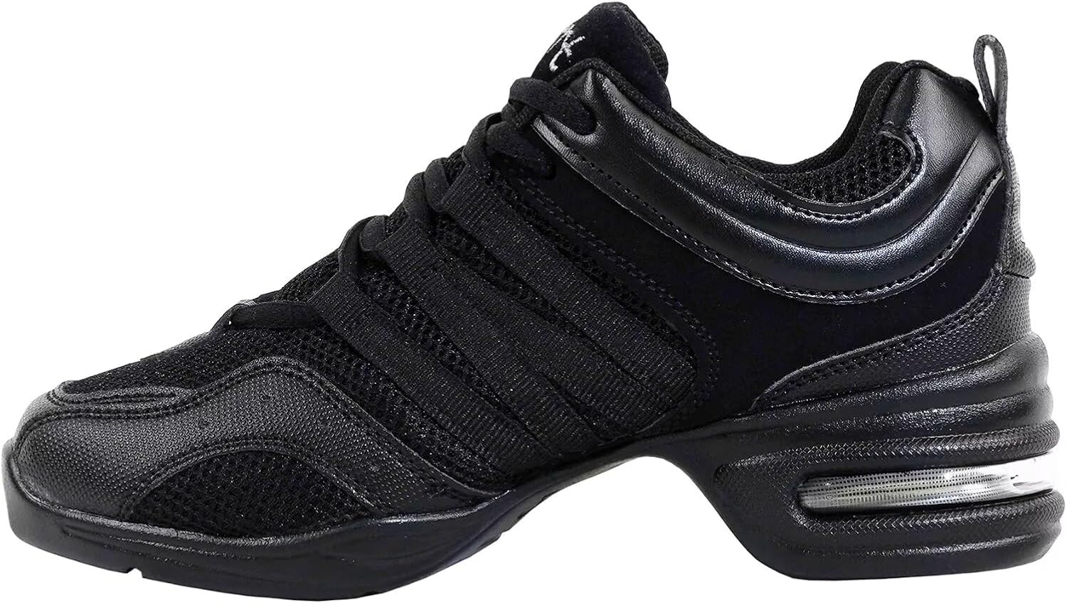 Jazz Sneaker Women Dance Shoes Split Sole | Lace Up Athelic Jazz Shoes Breathable Mesh Upper 5cm Heel