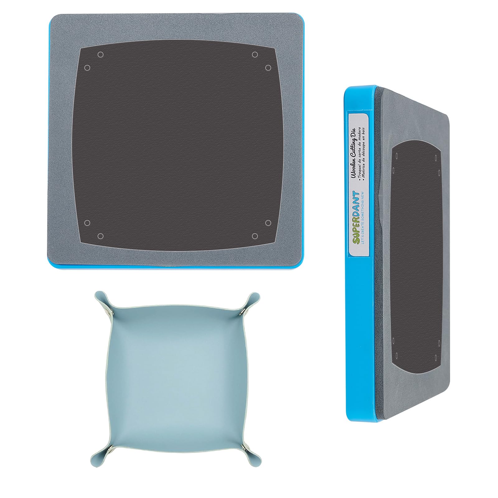 SUPERDANT Snack Tablett Leder Ohrringe Stanzformen Schlüsselablage Holz Stanzteile Haar Accessoires Anhänger Schlüsselanhänger Stanzform Für DIY Snack Tablett Schlüsselablage