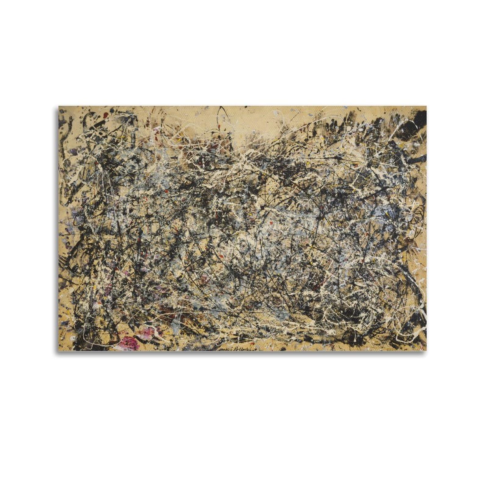 Jackson Pollock numéro 1A impression sur toile Mioedi 40x60 cm - 6