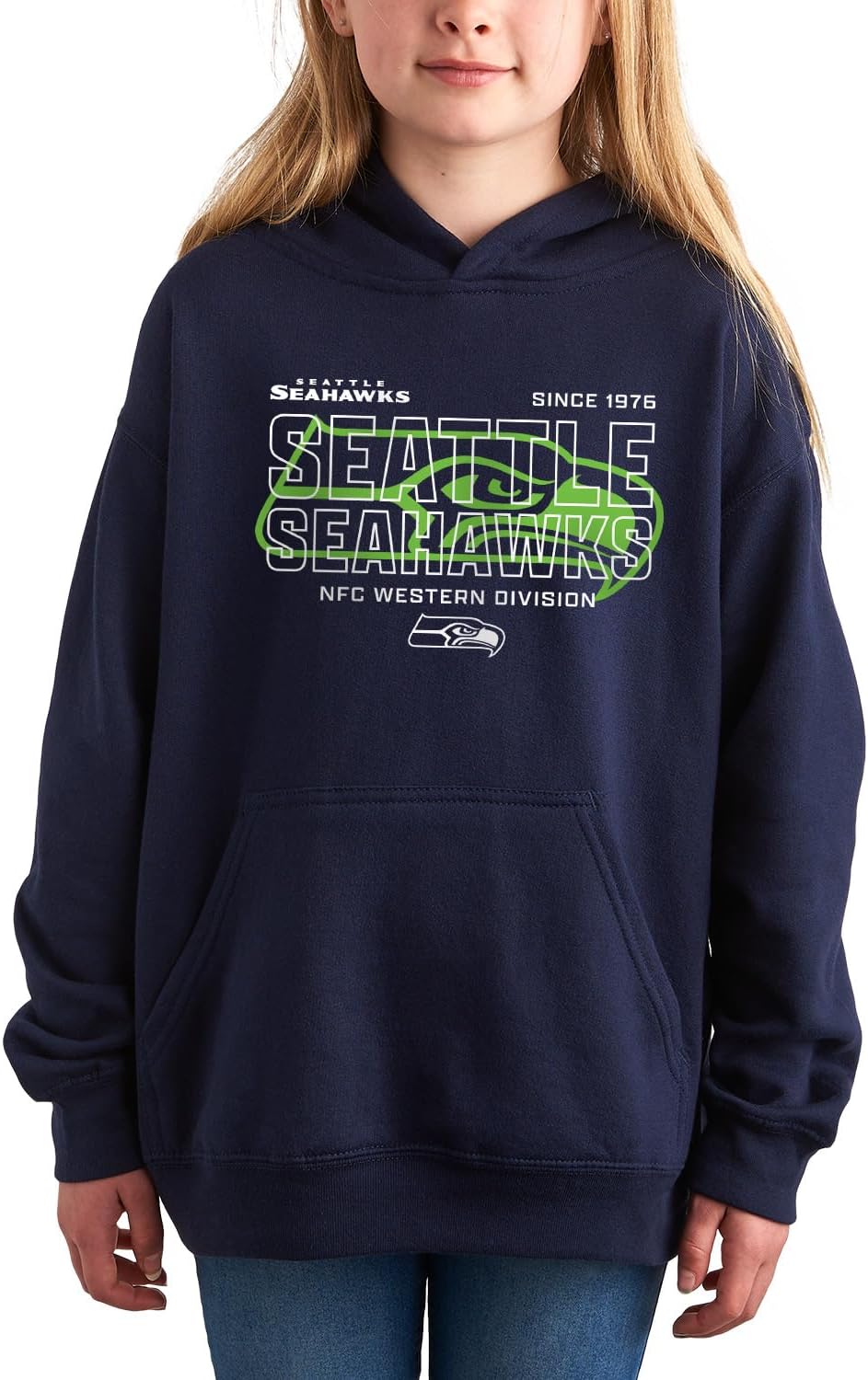 Junk Food NFL - Modern Outline - Unisex Youth Hoodie