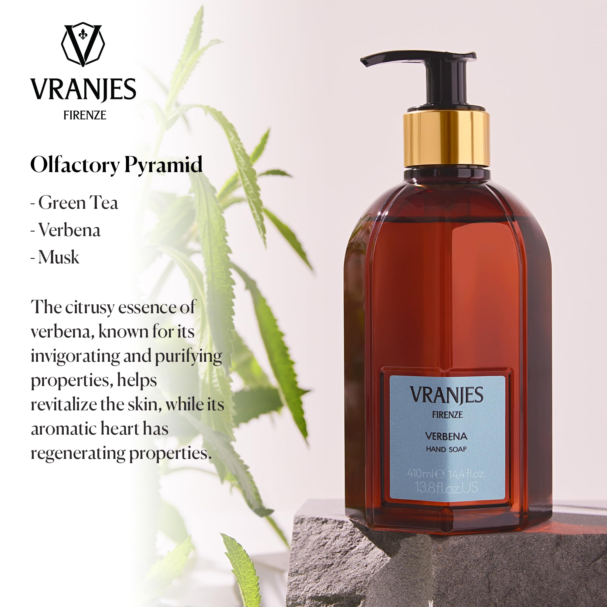 Vranjes – mydło do rąk (410 ml) (werbena)
