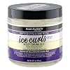 Aunt Jackies Grapeseed Style and Shine Recipes Ice Curls Glossy Curling Jelly, Hydrates, Softens, Makes Waves, Curls and Coils Easier to Style, 18 oz