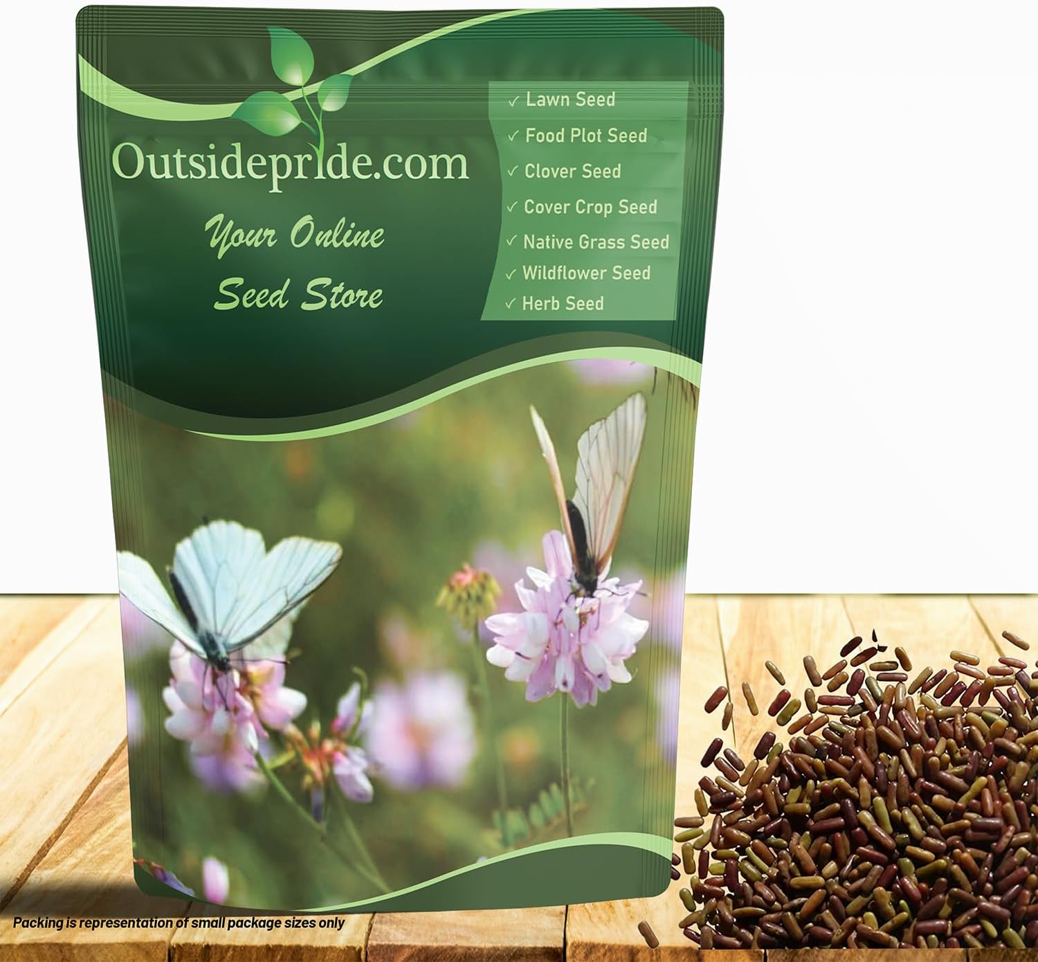 Outsidepride Perennial Crown Vetch Seeds - 1 lb. Drought-Tolerant, Fast-Growing Ground Cover for Erosion Control, Great for Perennial Wildflower Gardens