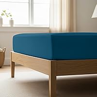 Vista 17 de Mellanni - Sábanas ajustadas tamaño King de la colección Iconic con bolsillo de hasta 16 pulgadas de profundidad; sábanas suaves y refrescantes