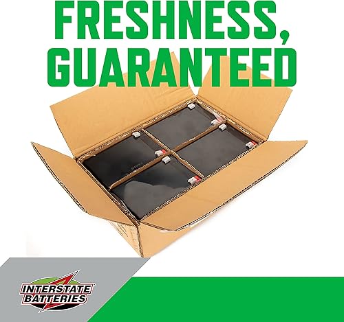 Miniatura 4 de Interstate Batteries Batería de 12 V 12 Ah (4 unidades) (terminal F2) SLA AGM VRLA Recargable Reemplazo para APC, alimentación de reserva UPS,