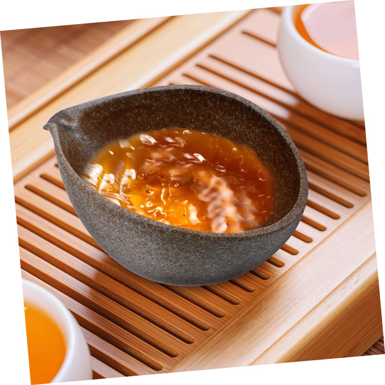 Hemobllo 2pezzi Tazze tè Giapponesi con Beccuccio Ad Gongfu Tea Set per Infusione tè Design e