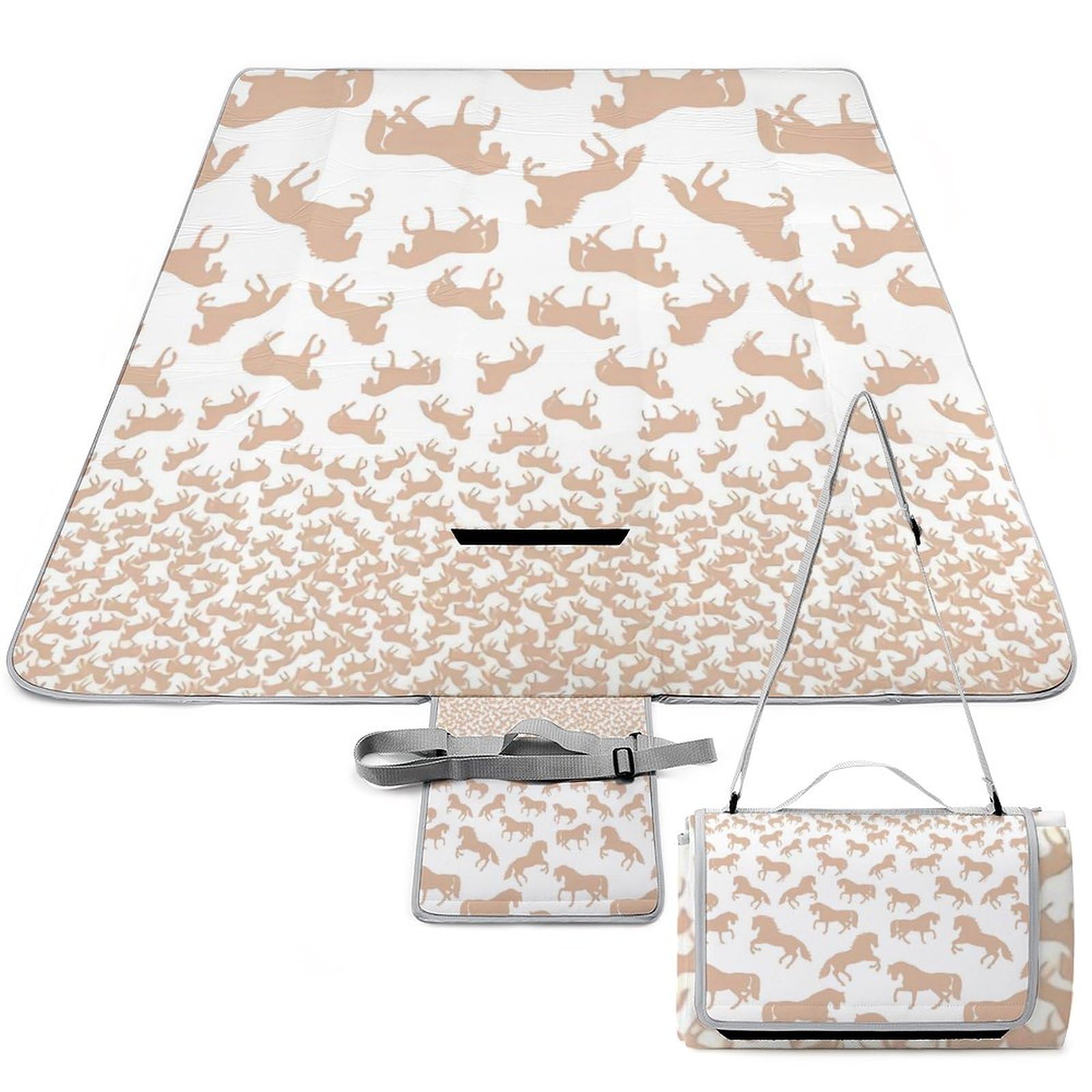 Amazon.co.jp: 馬柄 レジャーシート 厚手 ピクニックマット ピクニック 