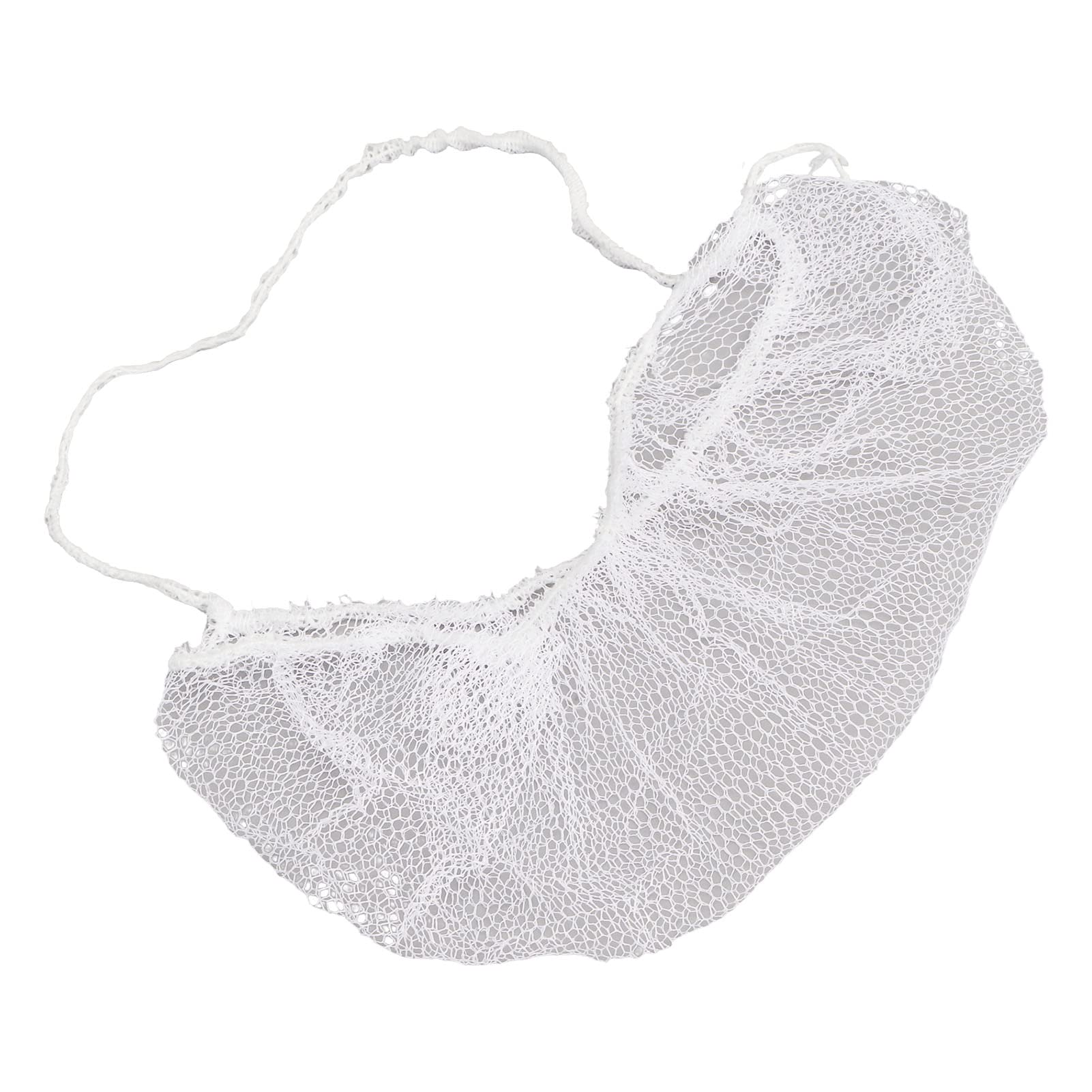 100PCS Beard Covers,Disposable Nylon Protective Beard Covers,Elastic Breathable Latex Free Beard Protector Nets with Single Loop,for Restaurants, Food Production Facilities, Healthcare Facilities