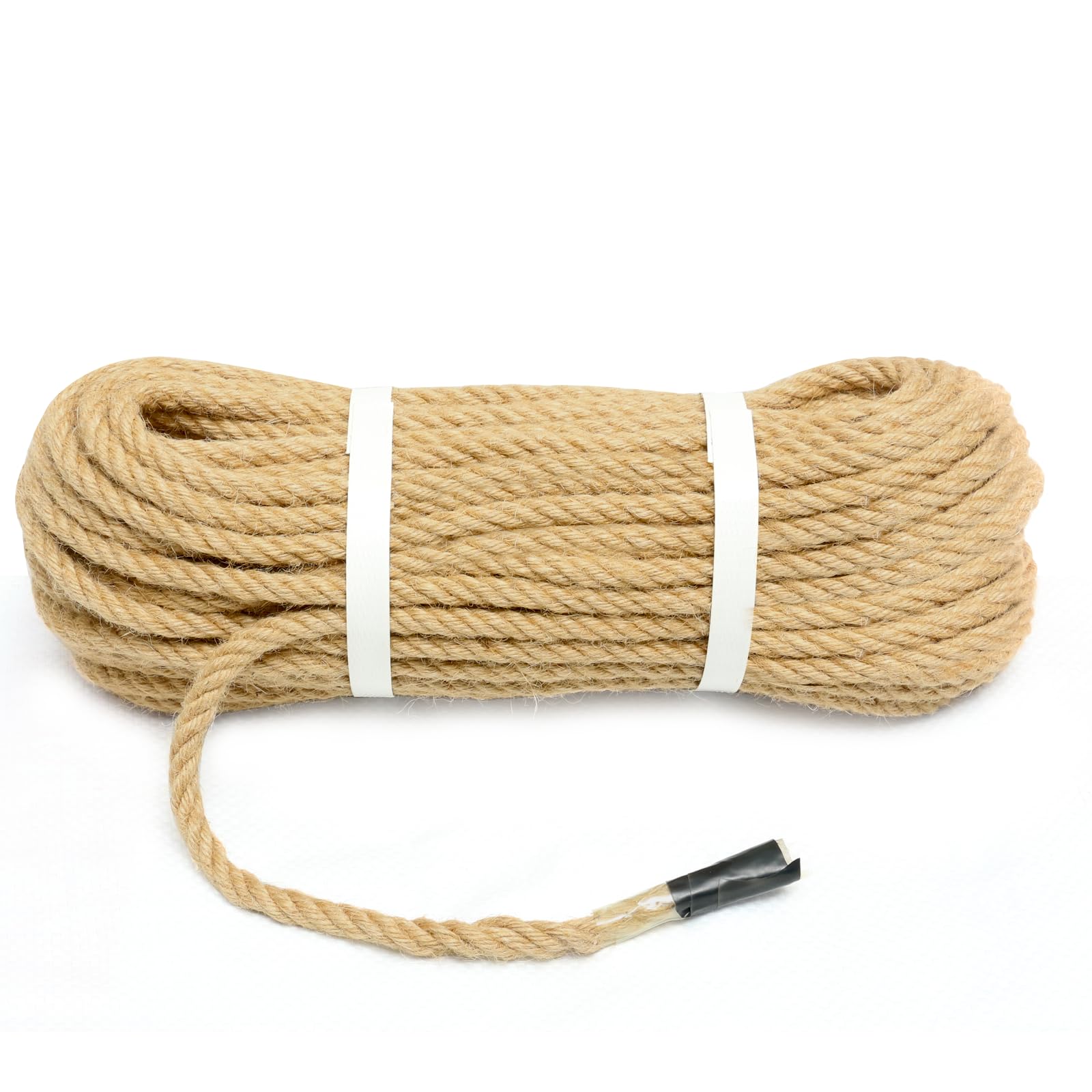 Cuerda de yute natural para manualidades náuticas y decoración exterior