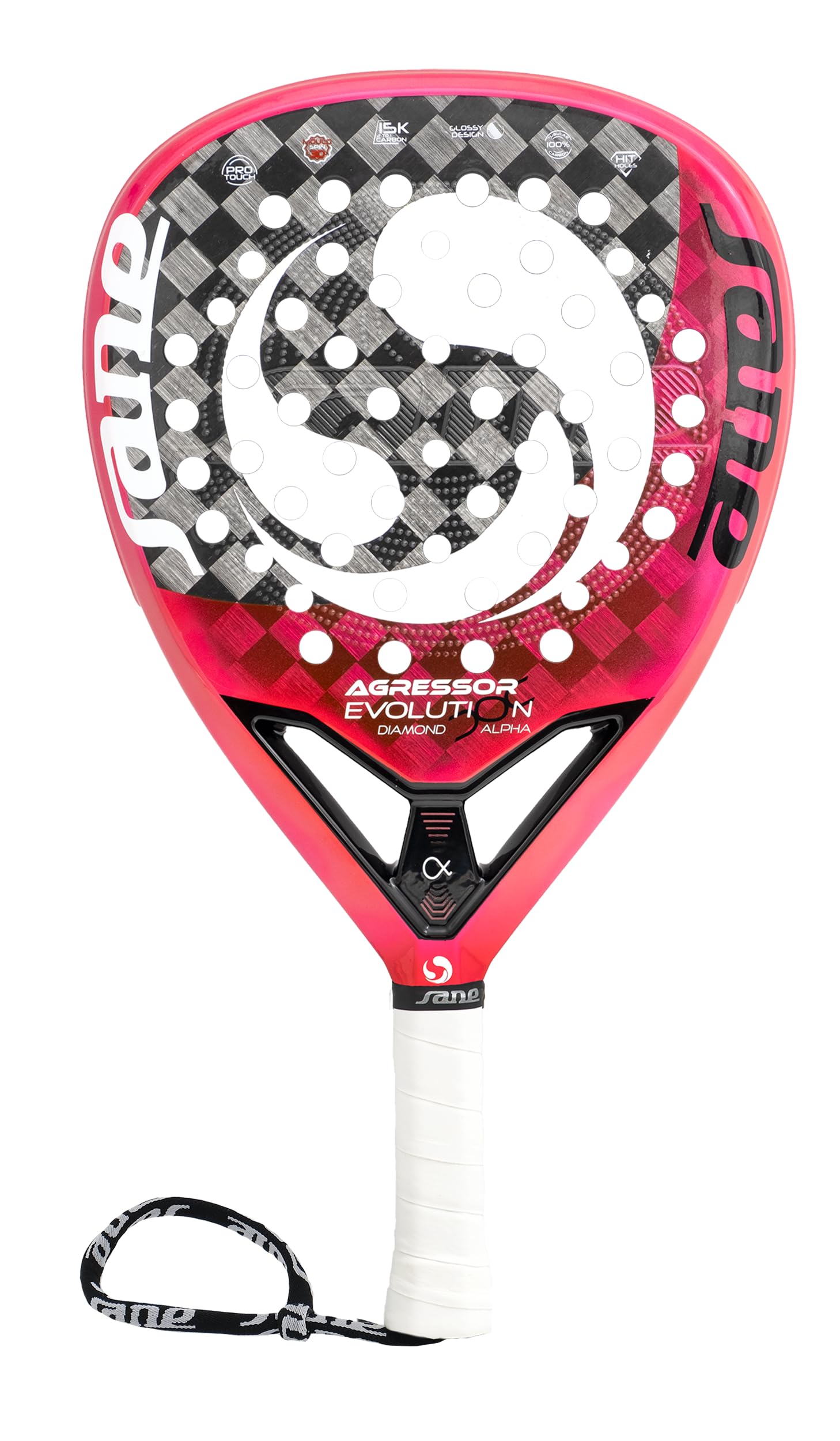 Racchetta da padel Sane Agressor Evolution Diamond Alpha