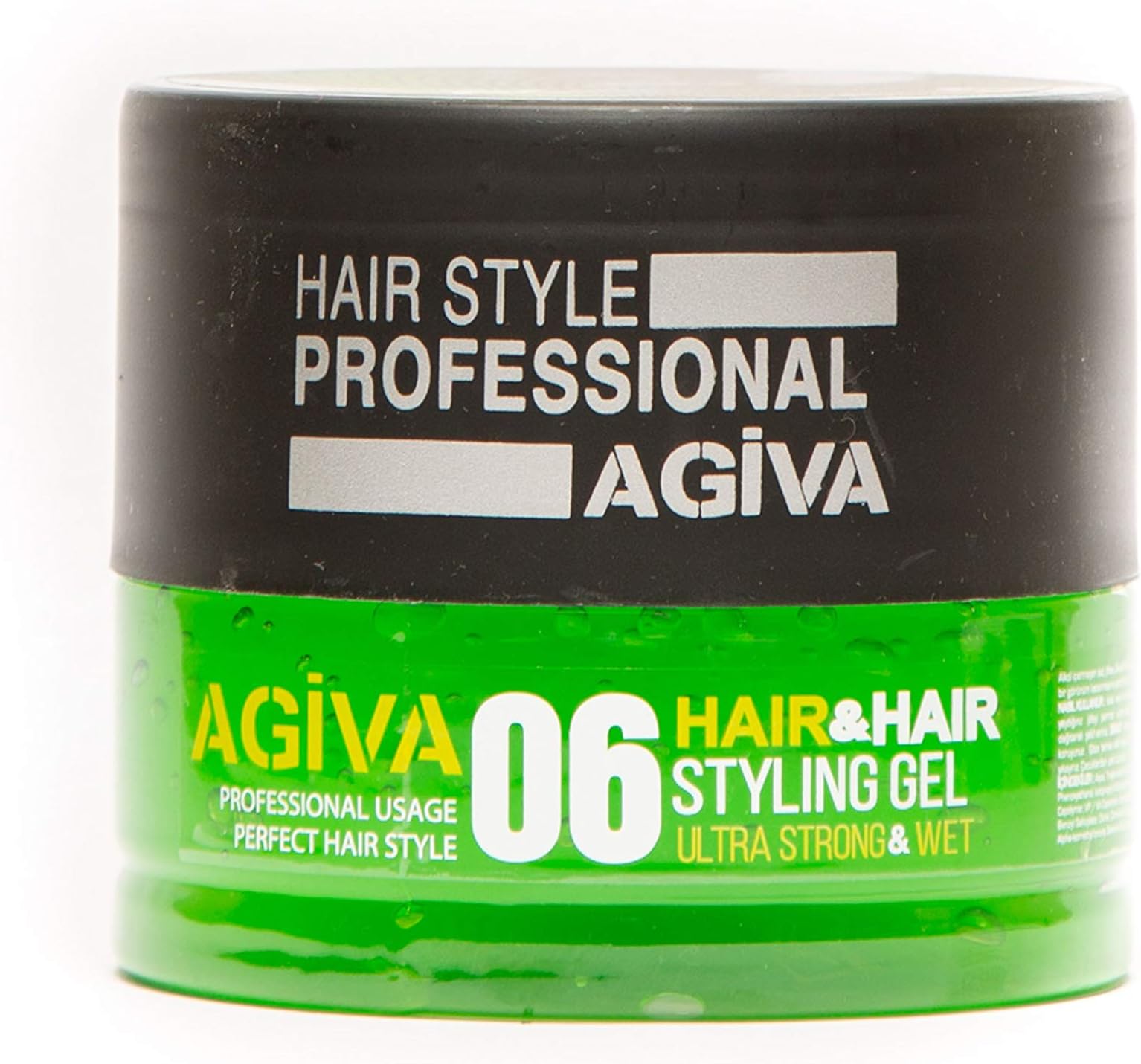 AgivaHair Styling Gel 06 Ultra Strong Hold Wet Look 24oz