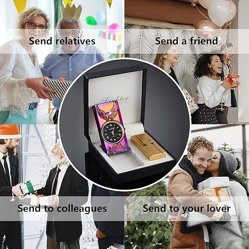 Miniatura 7 de GADATOP Encendedor de águila, encendedor de plasma, encendedor de arco eléctrico, encendedor USB multifuncional, encendedor resistente al viento,