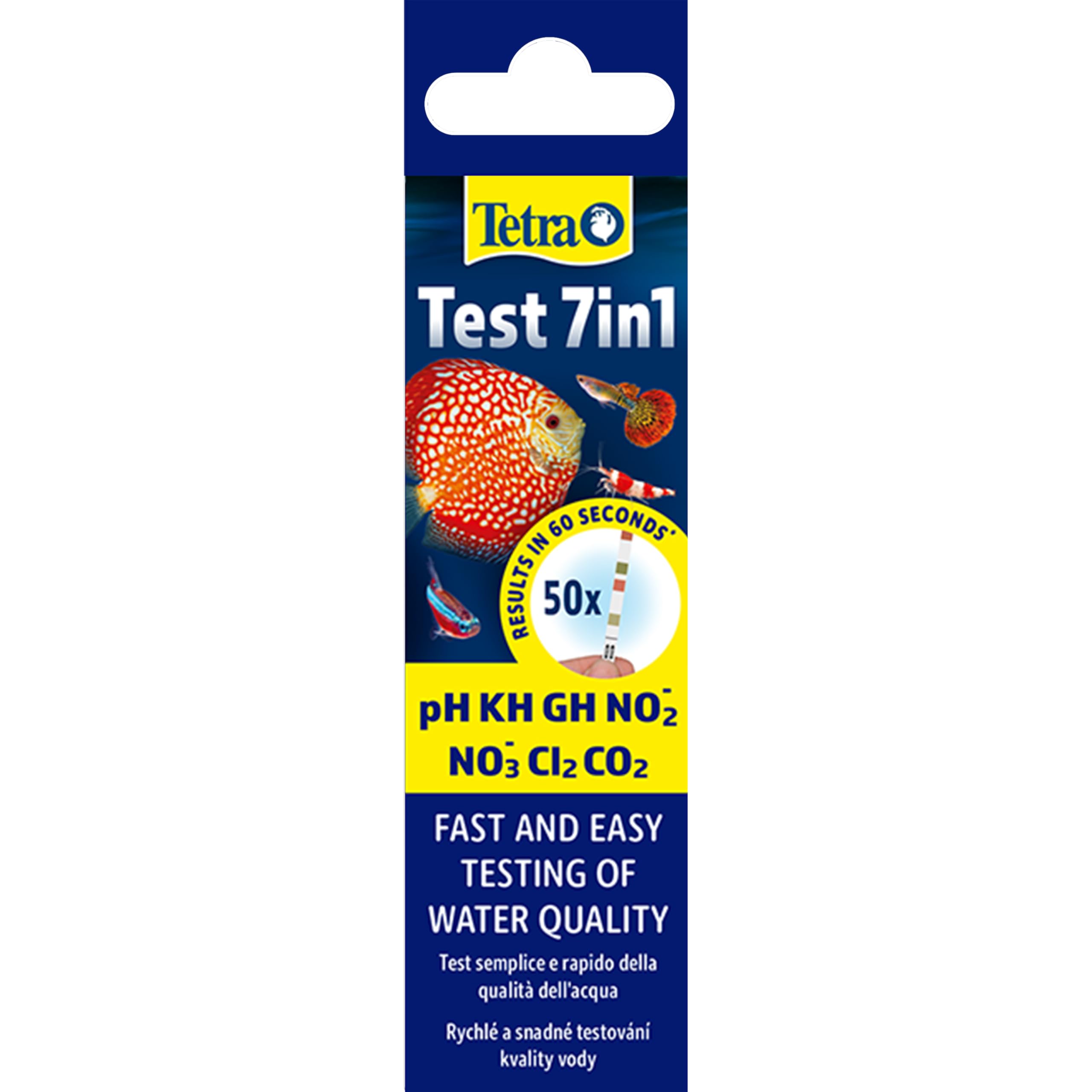 Tetra 7in1 Aquarium Water Testing Kit 50 strips