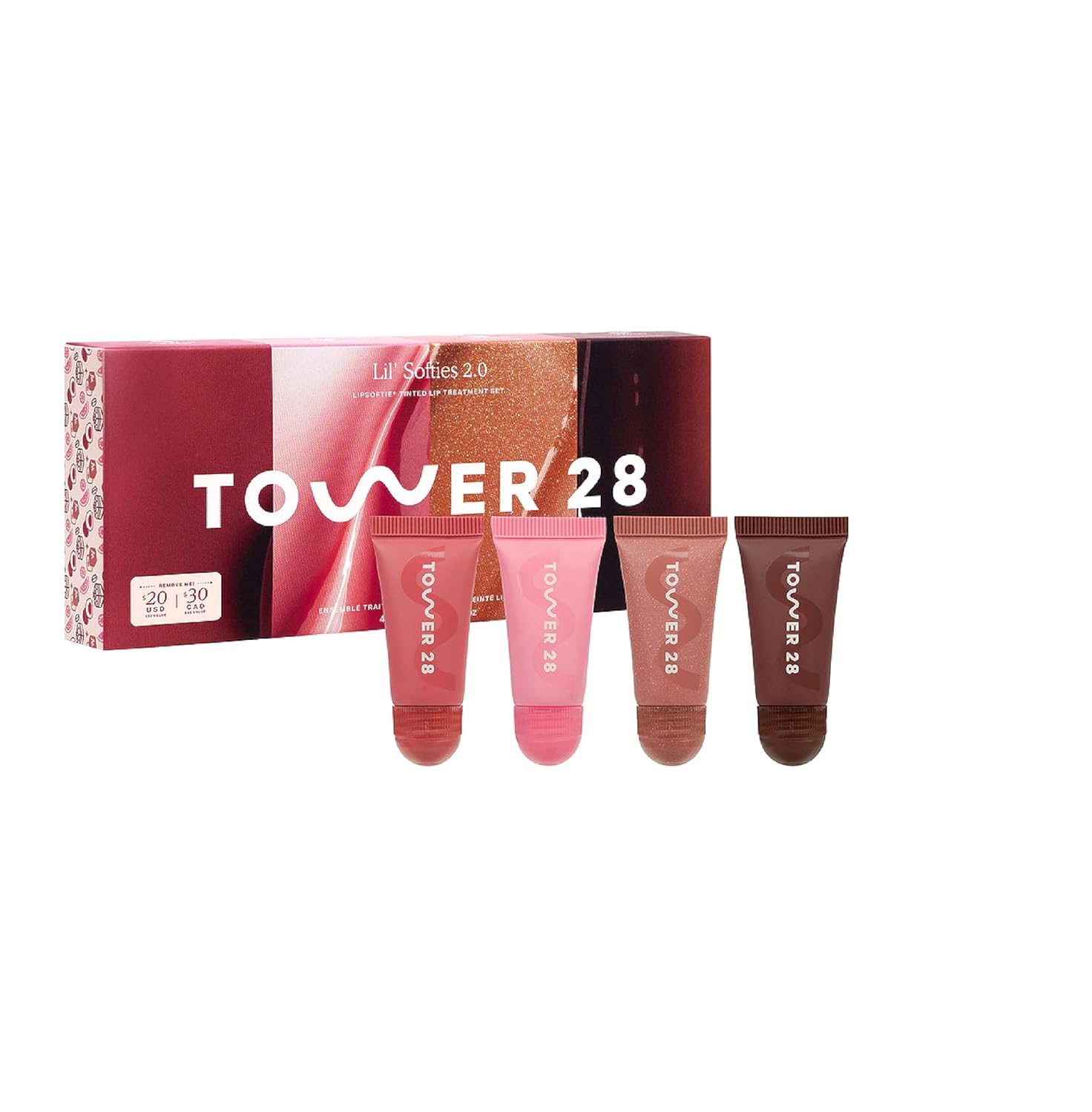 Tower 28 Beauty Mini Lil' Softies LipSoftie Lip Treatment Set Limited Edition