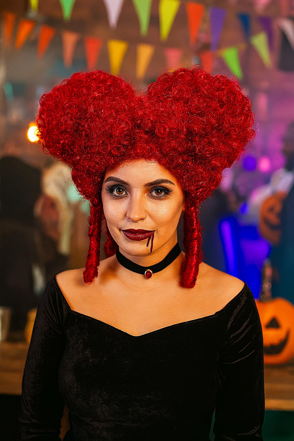 W WIDMANN MILANO Party Fashion - Peruka barokowa, arystokraci, dworzanie, renesans, kostiumy karnawałowe, sztuczne włosy, Halloween