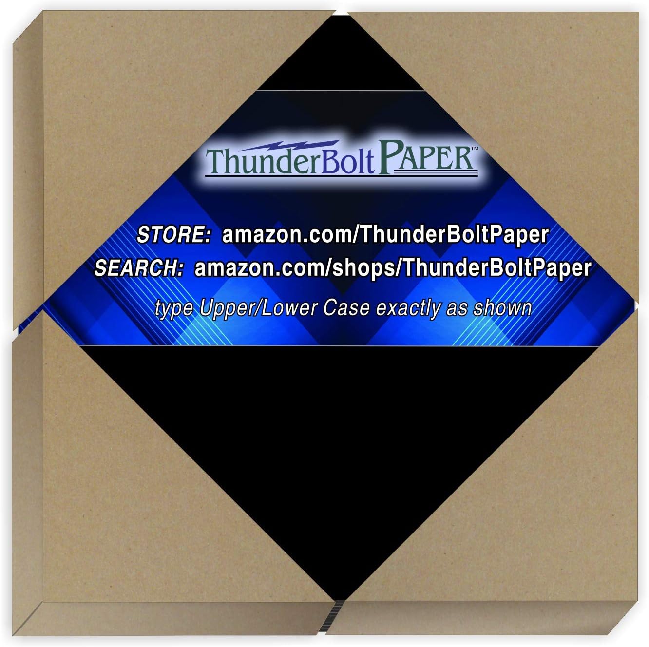 300 Dark Black Smooth Card/Cover Sheets - 4" X 4" (4X4 Inches) Small Square Size - 80# (80 lb/Pound) - Cover Weight Fine Paper for Quality Results on a Smooth Finish