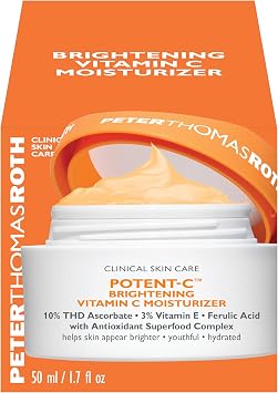 Peter Thomas Roth | Potent-C Parlatıcı C Vitamini Nemlendirici, Donukluk, Düzensiz Cilt Tonu, Koyu Noktalar ve Kırışıklıklar, Antioksidan Nemlendirici