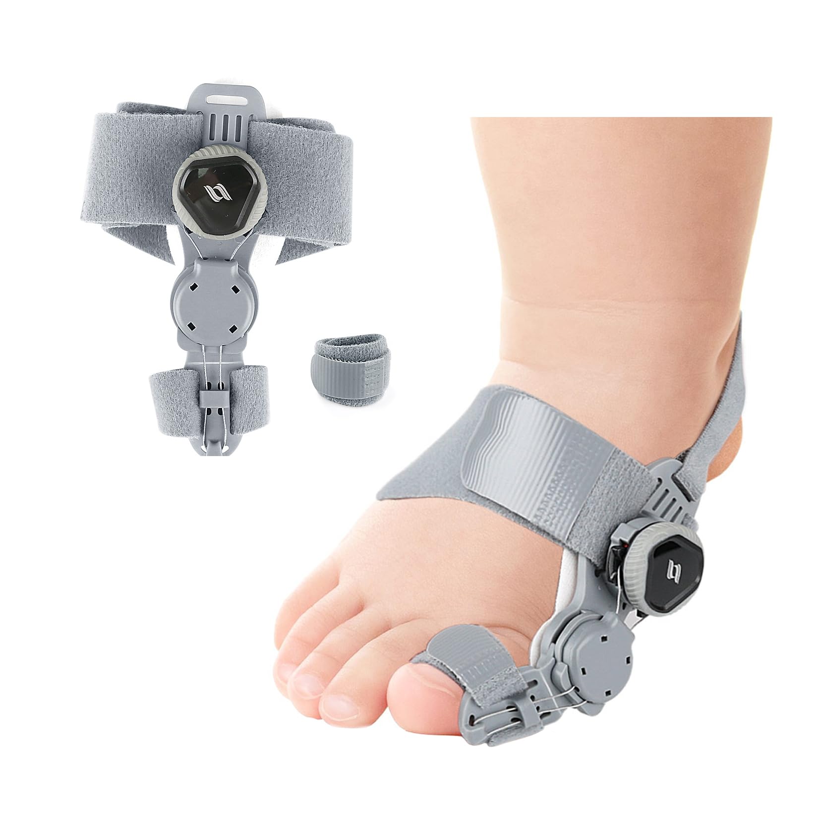 Correttore per Bunion per Bambini, Splint per Alluce Valgo, Tutore per Bunion, Fissatore per Dita con Cuscinetto in Silicone per Sollievo dai Bunion per Ragazze e Ragazzi