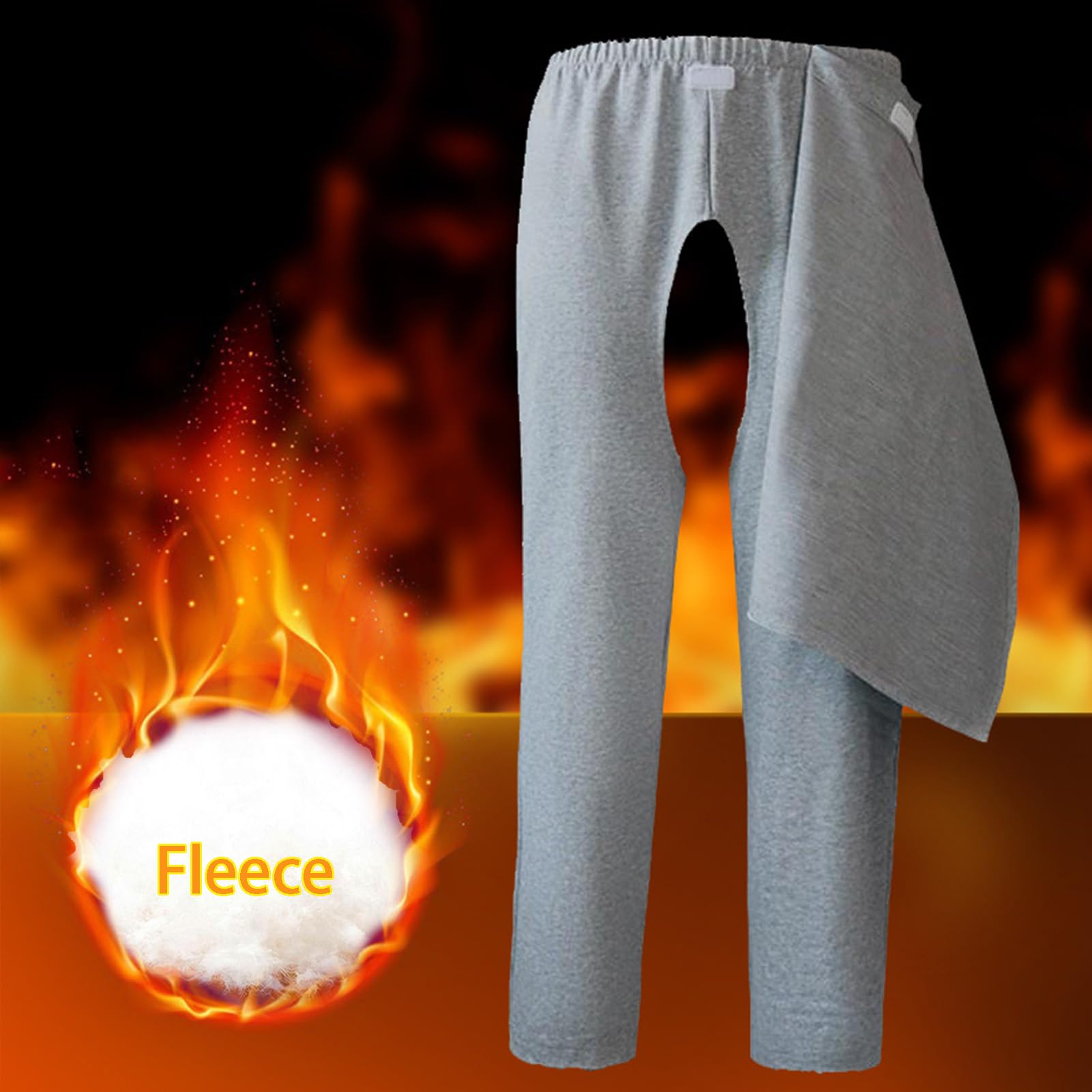 Pantalones Abiertos para Personas Mayores, Calidez De Forro Polar con Tela De Cobertura, Pantalones De Enfermería para Incontinencia, Fáciles De Cuidar