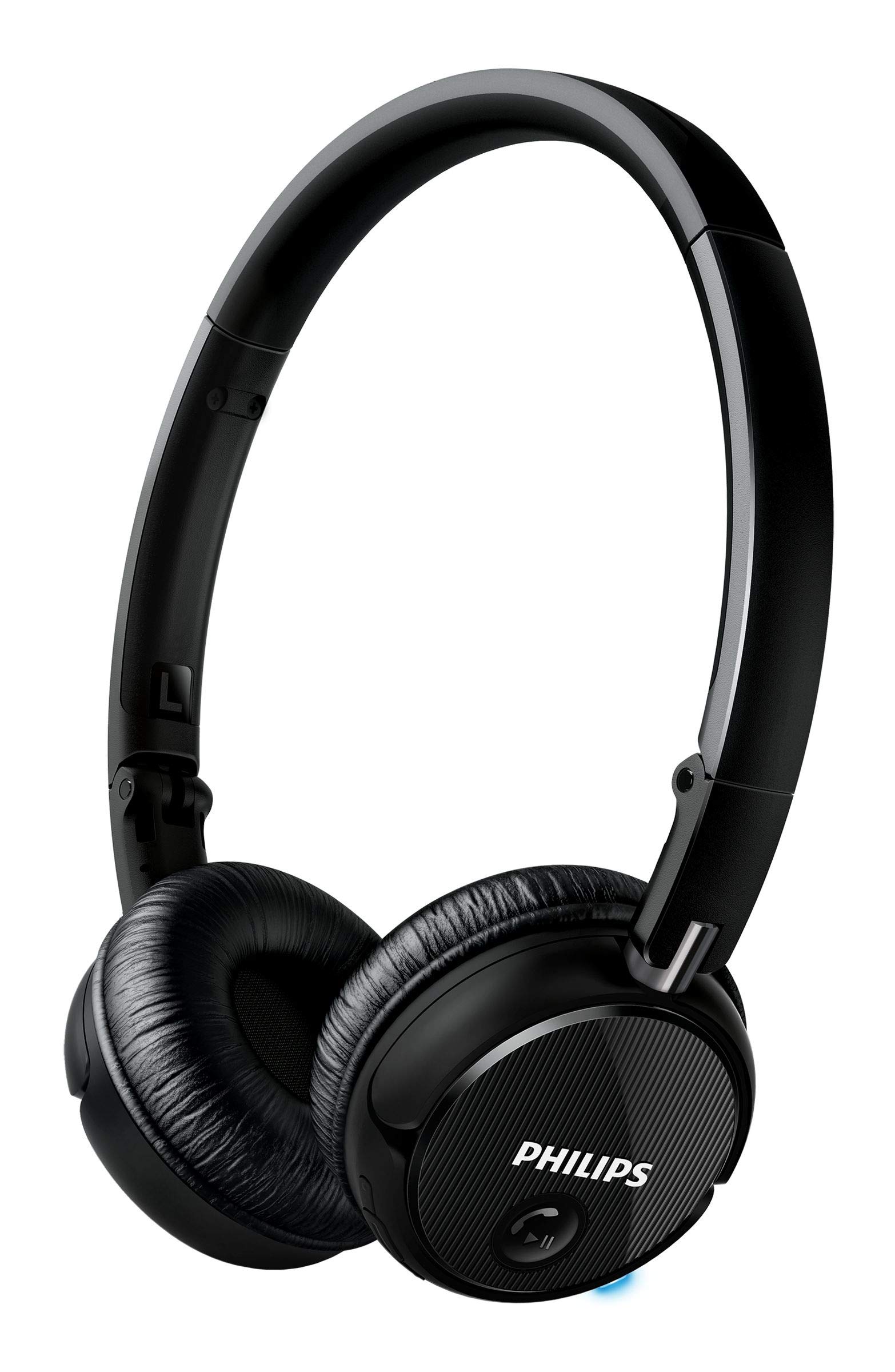 philips shb6250/27 wireless bluetooth headphones, black