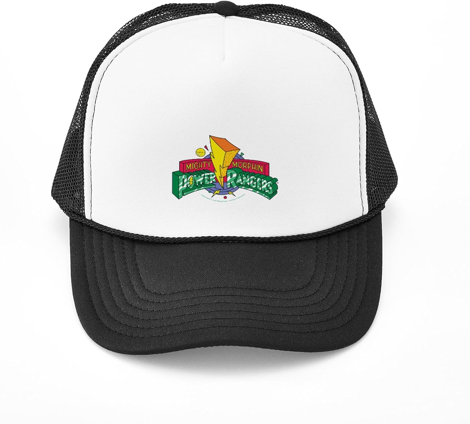 CafePress Mighty Morphin Power Rangers Logo Adjustable Snapback Trucker Hat