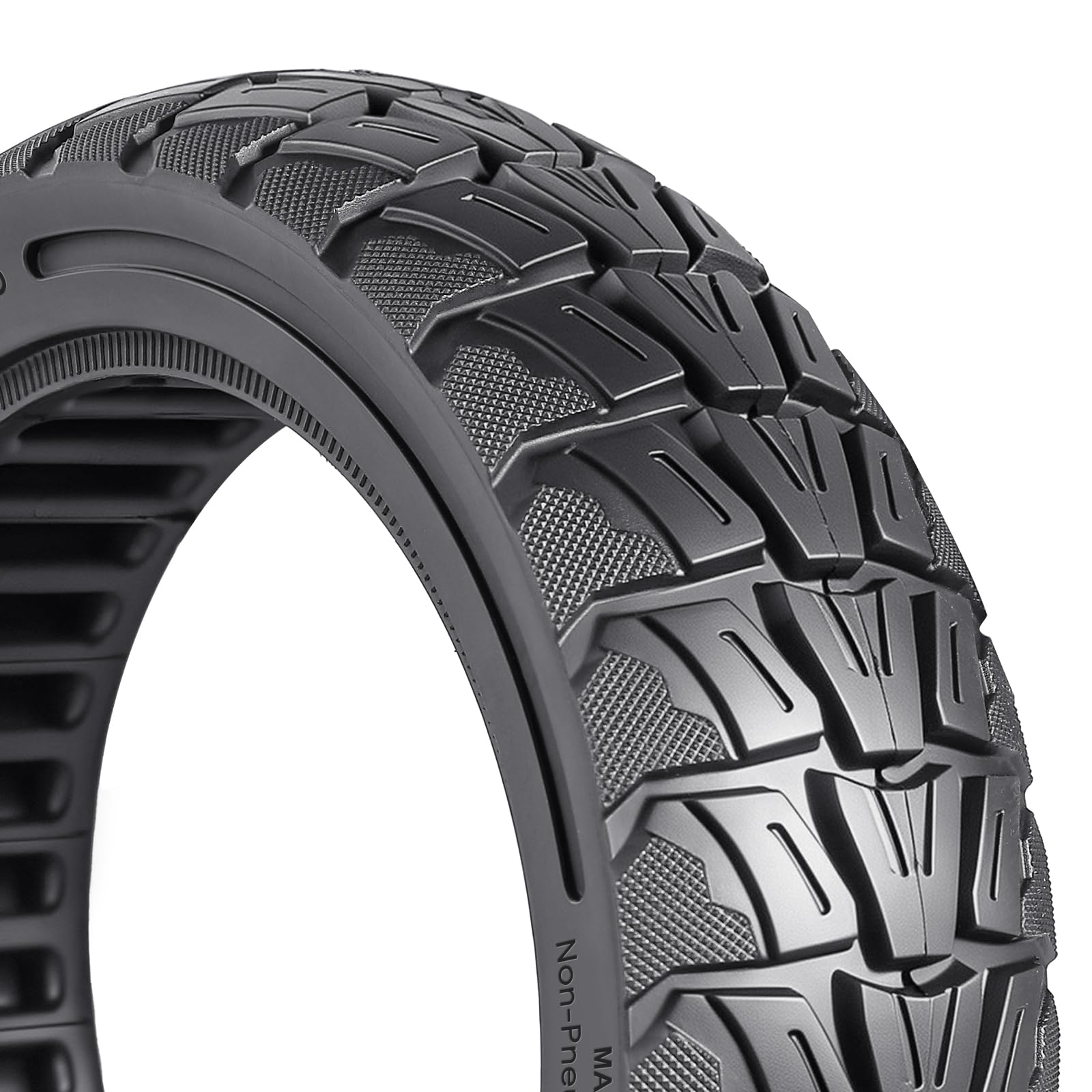 70/60-7,5 Pneu en caoutchouc plein pour scooter électrique Segway Ninebot ZT3 / ZT3 Pro / G3 11" Pneu de rechange Honeycomb Solid Pneu plein avant/arrière (noir)