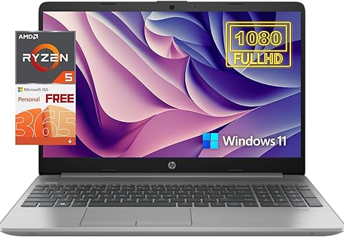 Hp Portátil Essential 255 G9, pantalla FHD antirreflejo de 15.6", AMD Ryzen 5 5625U (Beat i7-1165G7), 6 núcleos de hasta 4.3 GHz, 20 GB de RAM, SSD