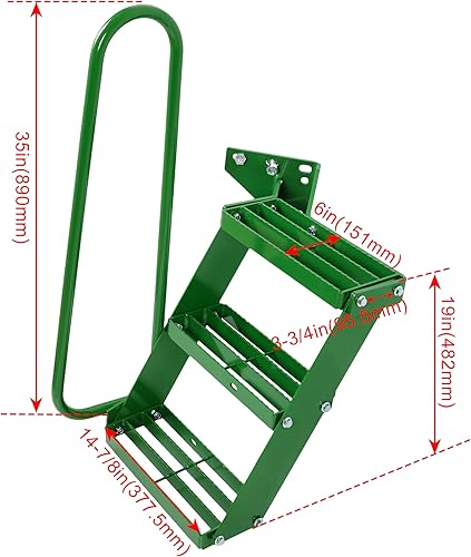 Miniatura 2 de ECOTRIC Kit de escalón de escalera para mano izquierda compatible con John Deere 4050 4240 4430 4630 4440 4230