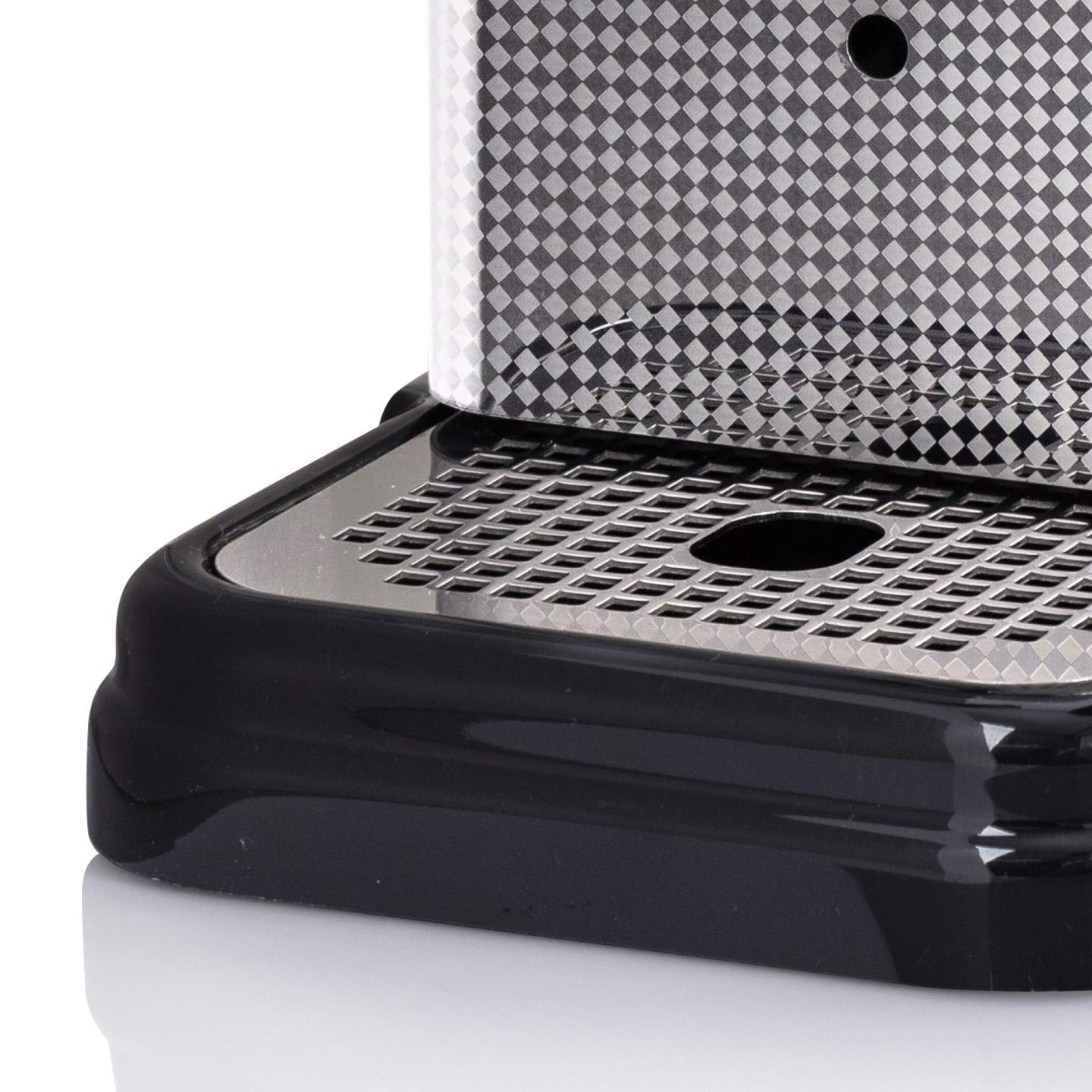La mejor cafetera italiana Flytek Zip LUX Inox ESE 44 mm + 15 Pods mokaor Espresso Italiano desde 1954 – Elija un color (acero cuadrado plateado)