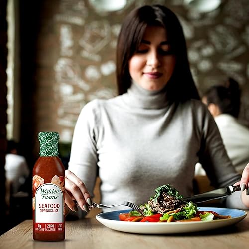 Miniatura 61 de Walden Farms Salsa Alfredo - Salsa cremosa de estilo italiano cero calorías, sin azúcar, keto y sin carbohidratos, botella de 12 onzas