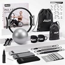 JELUTAR Pilates Kit for Women Home Workout, Pilates Equipment Set