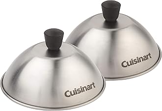 Cuisinart CMD-388 Melting Dome 6", 2-Pack, 6-Inch, Stainless Steel