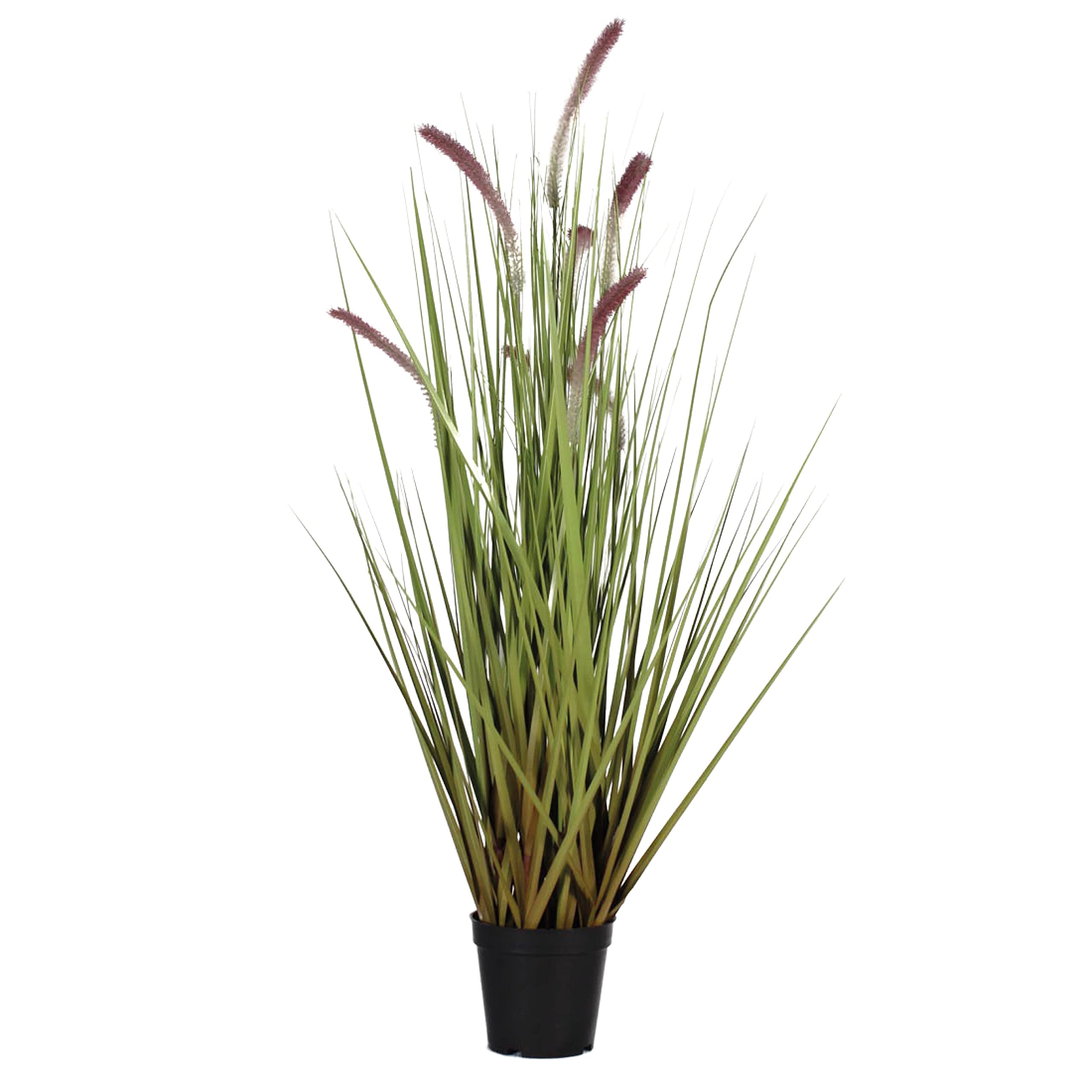 Blooming Artificial Green Plants Indoors In Pots, Faux Decorative Foliage, No Hassle, Easy Care, Perfect For Bringing Life To Indoor Spaces (Foxtail Grass) (Green) (90Cm)
