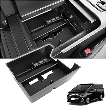 Alphard 40 Series Center Console Box, Tissue Storage, Trinket Box, Dividers, Vellfire 40 Series, Console Tray, 40 Alphard, Vellfire Accessories, Interior Parts, Car Supplies, Special Design