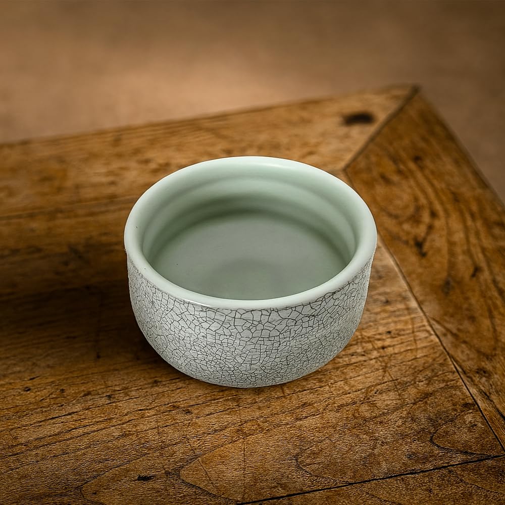 Matcha Tee Set - 7-teiliges Geschenkset mit Schale, Chasen (Besen), Chasenhalter, Handtuch, Bambuslöffel, Bambusschaber und Bambusmatte - Perfekt für Einsteiger und Profis