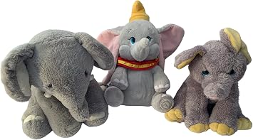 Aunt Sandys Sewing Weighted Stuffed Animal Elephants, 3-5 lbs, Plush Dumbo - Washable, Weighted Buddy, Lap Pad for Calming and Sleep