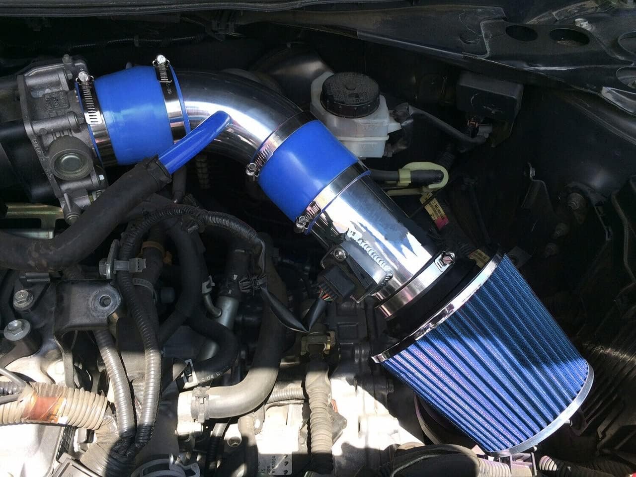 INTAKEKAI Performance Air Intake (Compatible with 2007-2012 Nissan Altima Base S SL 2.5 2.5L MODELS) (BLUE)