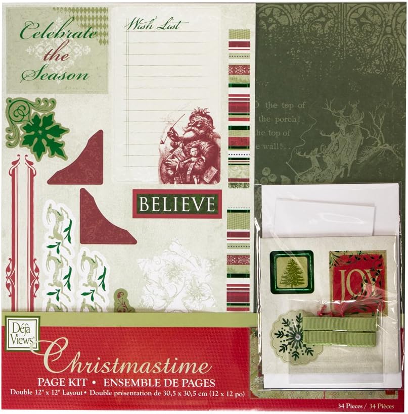Deja Views Christmastime Scrapbook Page Kit