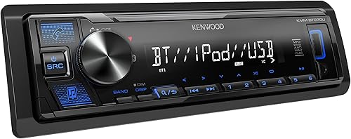 Miniatura 2 de KENWOOD KMM-BT270U Receptor Estéreo de Medios Digitales Bluetooth para Automóvil con Puerto USB  Radio AMFM, Reproductor MP3, LCD de Alto Contraste,