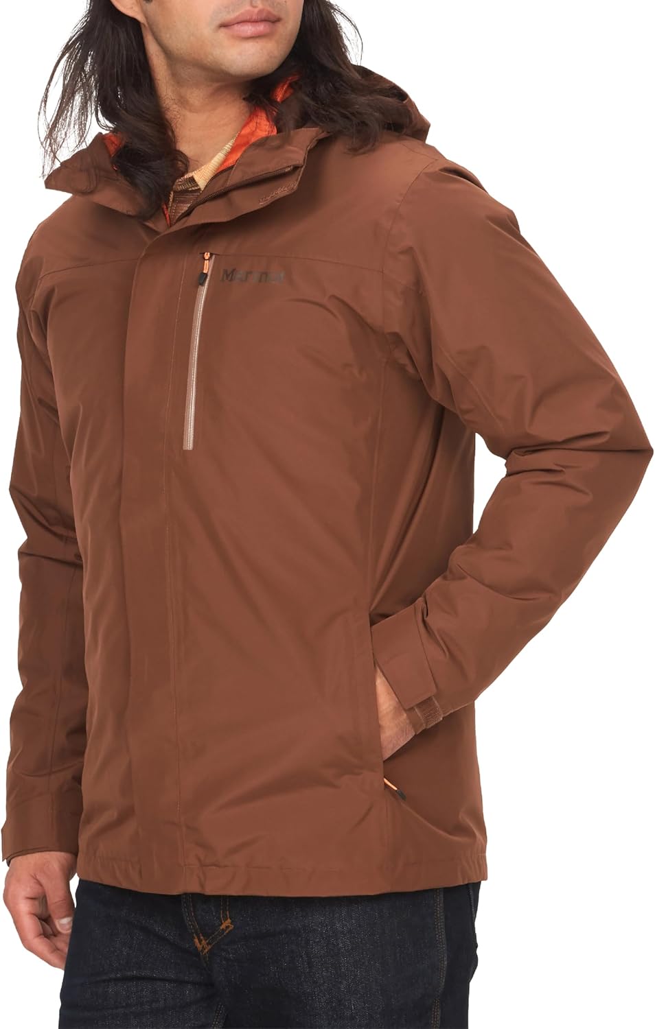 MARMOT Men's Ramble 3-in-1 Component Jacket - Recycled Waterproof Shell with Hood and Removable Insulated Thermal R Liner