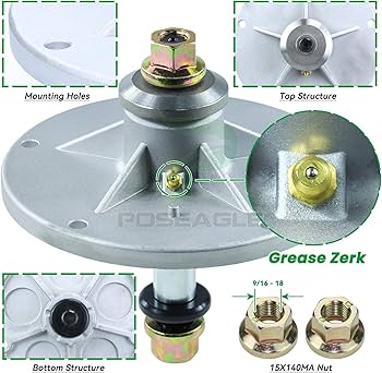 まーや　1210 Amazon.com : POSEAGLE Pre-Greased 1001046 Spindle Assembly