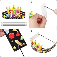 Vista 13 de WaaHome Paper Crown Hats