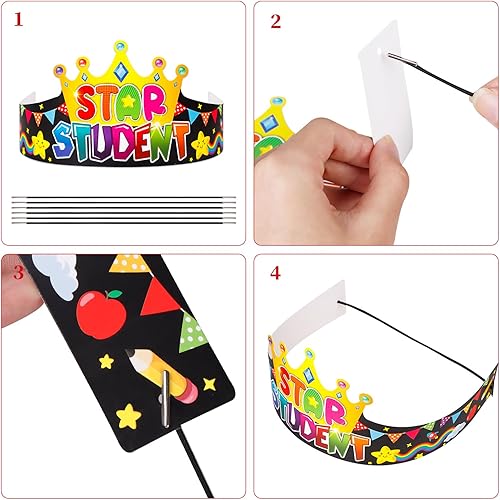 Miniatura 13 de WaaHome Paper Crown Hats