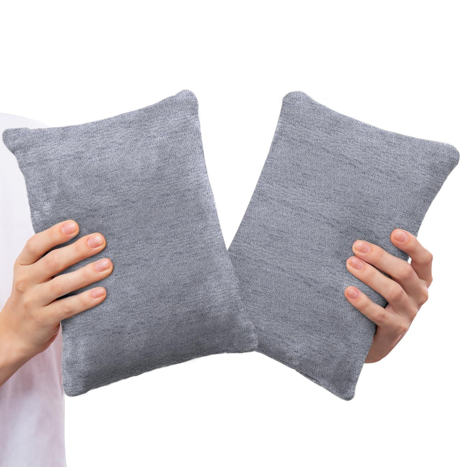 Confezione da 2 cuscini da viaggio in memory foam, 28 x 17 cm, mini cuscini per supporto per collo, ginocchia e lombari, ideali per sonnellini primaverili e comfort per animali domestici, perfetti per