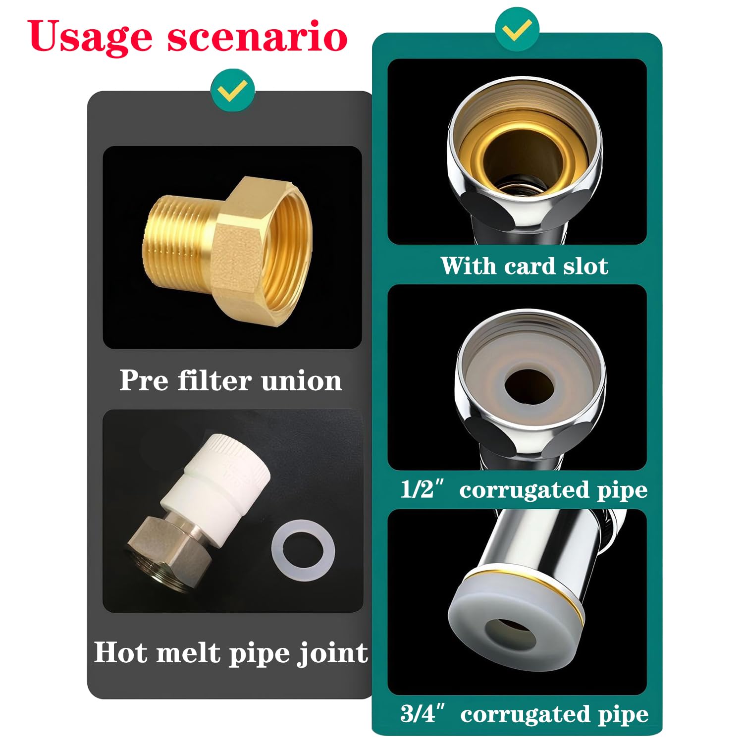Qrity 10 Piezas 5 Tamaño Silicona Junta Plana, Junta de Manguera, Arandelas de Sellado O Ring para Grifos de Agua, Mangueras, Divisores, Válvulas