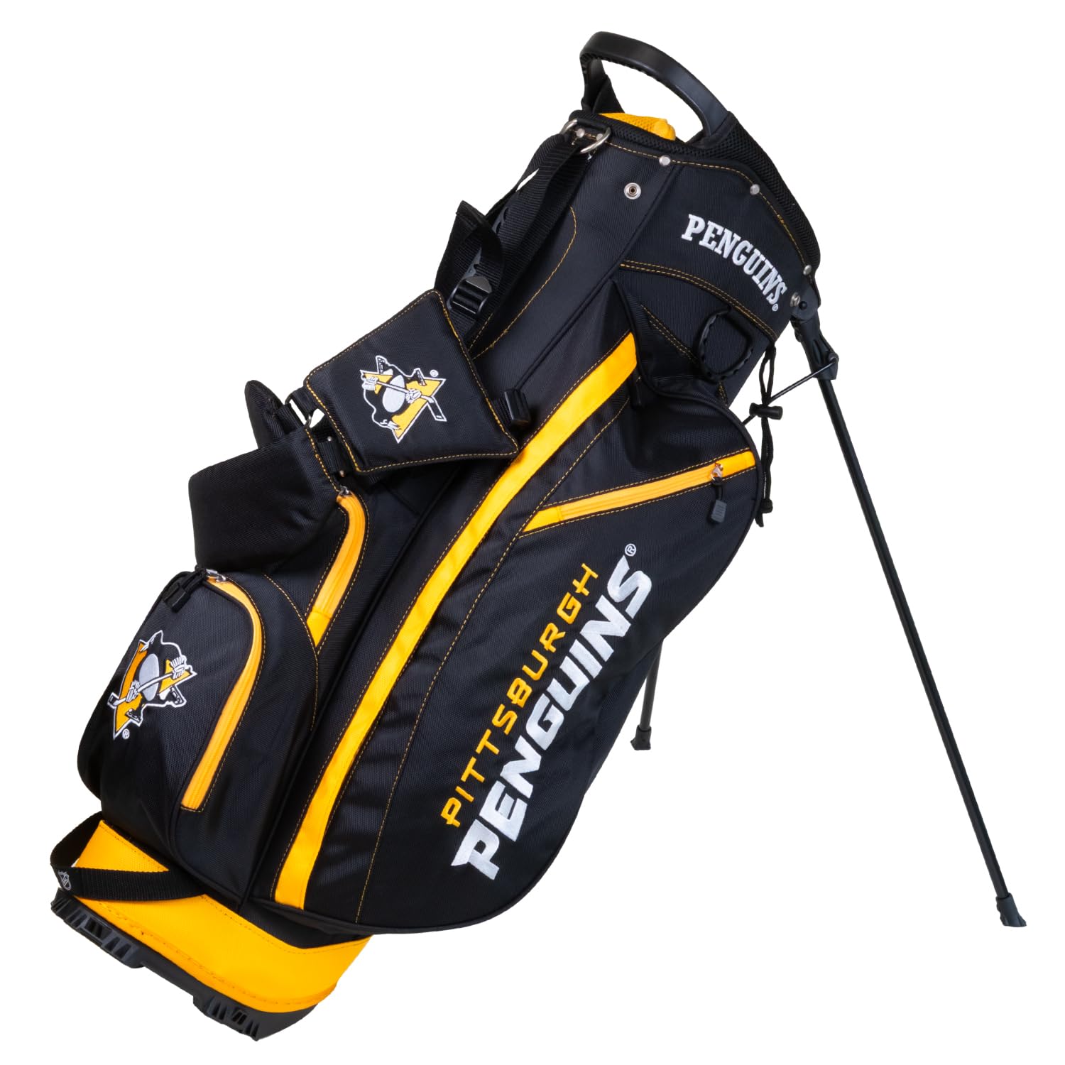 Team Golf Stand NHL Fairway Bag - Bolsa Ligera de 14 vías con Aislamiento de acción de Resorte y Bolsillo Acolchado para artículos Deportivos