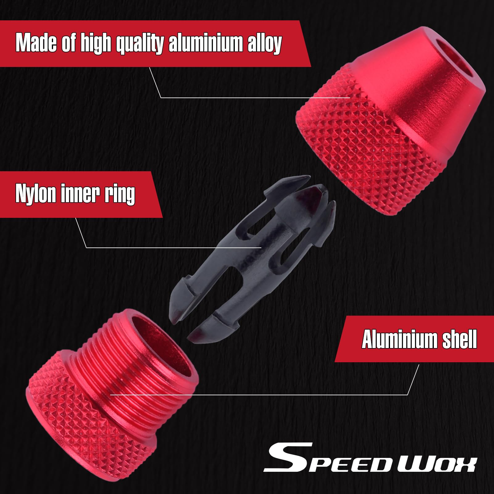 SPEEDWOX 2pcs Adjustable Drill Stop Applicable Aluminum Alloy Drill Bit Stop Collar Set Size Range 5/64 inch-3/16 inch 15/64 inch-7/16 inch for Furniture Tile Wood Metal Plastic - Image 3