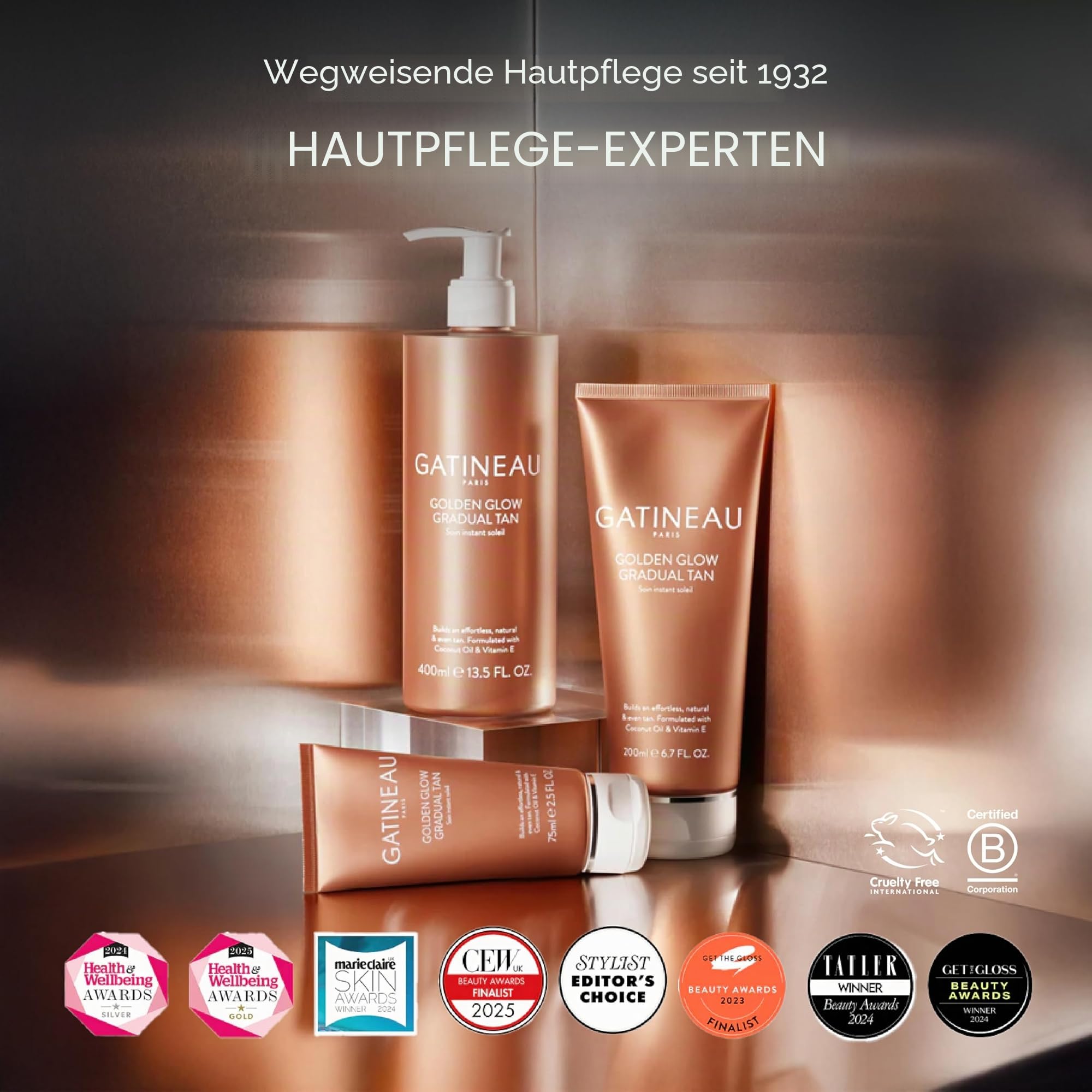 Gatineau Körperpflege Instant Sun Selbstbräuner, 400 ml