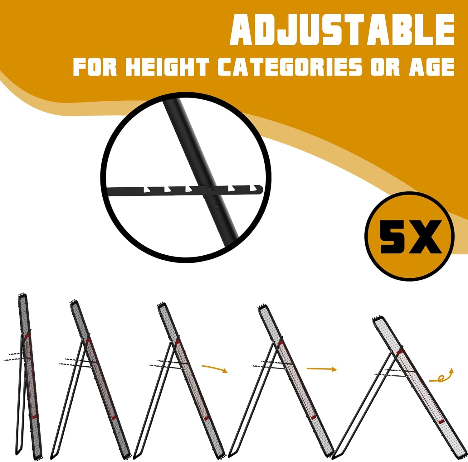 Adjustable Volleybal Net 7x4 Ft,Volleyball Training Equipment for Lacrosse, Baseball, Soccer,Tennis,Backyard Volleyball Rebounder Hitting Serving Passing Spike Practice - Image 2