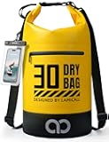 Lamicall Dry Bag Waterproof Backpack - [Durable & Floating] 5L/10L/20L/30L/40L Large Water Proof Bag with Waterproof Phone Case for Kayaking, River Rafting, Lake, Float Trip, Tubing Essentials